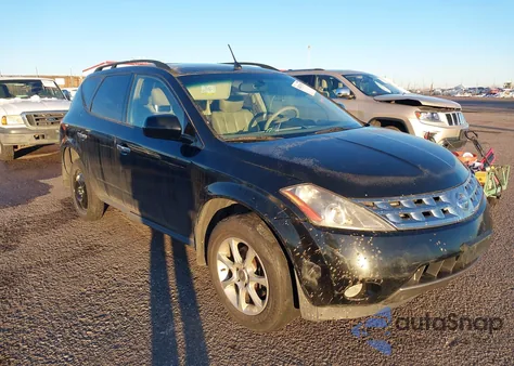 2004 Nissan Murano Sl from USA, damaged, VIN JN8AZ08W44W337054